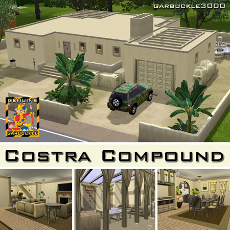 Sims 3 — Costra Compound by garbuckle3000 — A small middle eastern compound, designed for the Home Designer's Challenge,
