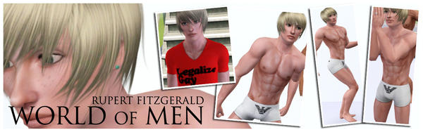 Sims 3 — Rupert Fitzgerald | World of Men by SuperSwiffty — Rupert Fitzgerald - World of Men 