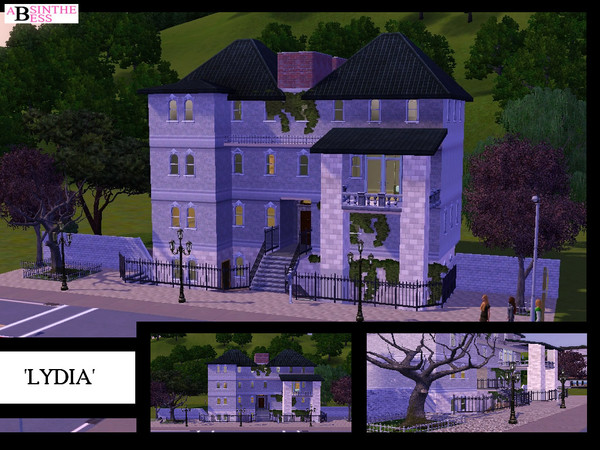 Sims 3 — Victorian Town House by AbsintheBess — 'Lydia' is a charming town house modelled on the Homes in London City