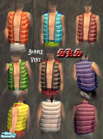 Sims 2 — Adult Male Bubble Vest by 71robert13 — For many months and many trials (and failures) I have sought to create