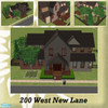 Sims 2 — 200 West New Lane by kirkham — This home is large and modern. Its many rooms make it great for large families