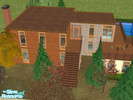 Sims 2 — The Cozy Cabin 1 by Bubbles1034 — A nice, cozy cabin house with a modern touch. Includes two bedrooms, two