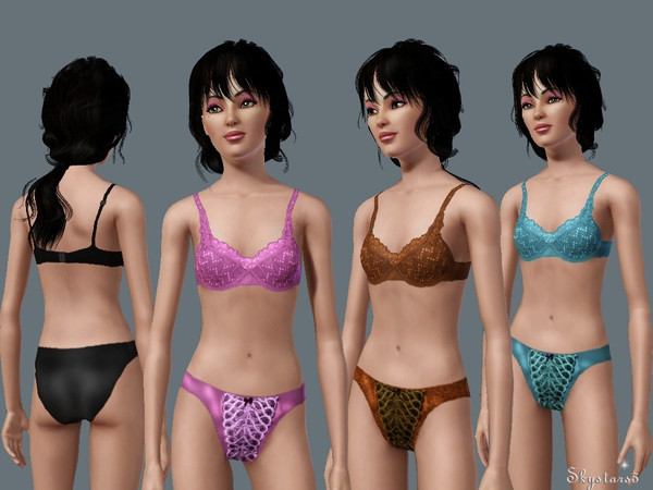 Sims 3 — Ruffled Panty by skystars5 — No Description