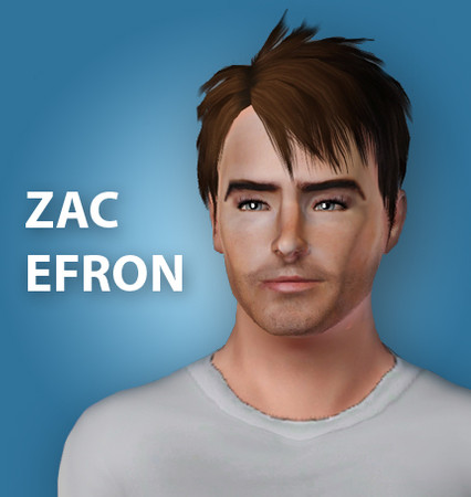 Sims 3 — Zac Efron by puoogle — Zac Efron in Sims 3