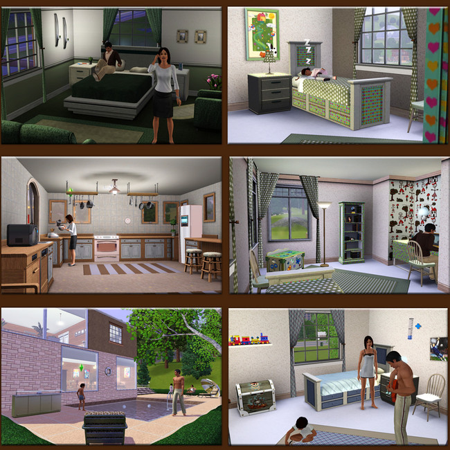 The Sims Resource Families living in style 1