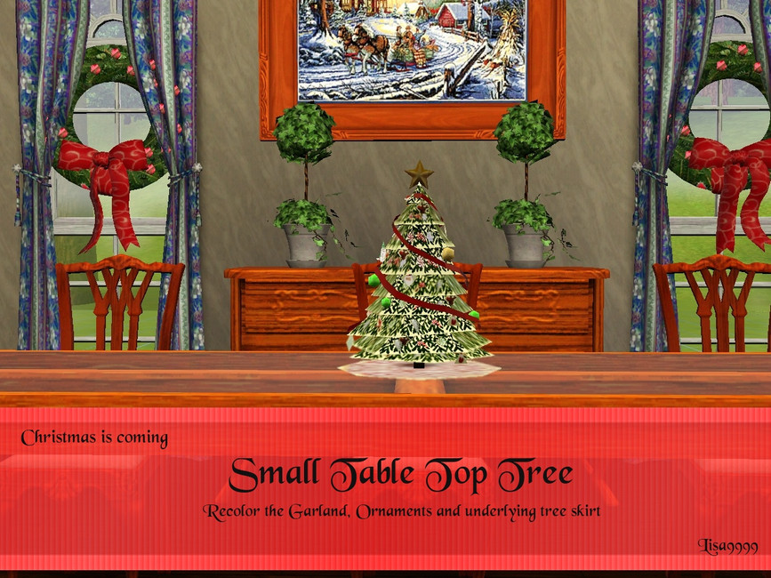 The Sims Resource Small Christmas Tree
