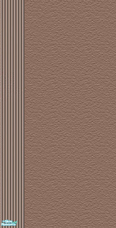 Sims 2 — Mocha Temptation 1 by jasysboo — Warm mocha brown paint over a textured wall with vertical wooden panelling.