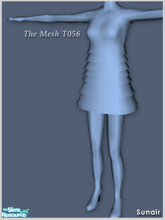 Sims 2 — Sunair Fashion T056 by Sunair — The MESH file of Sunair Fashion T056. 