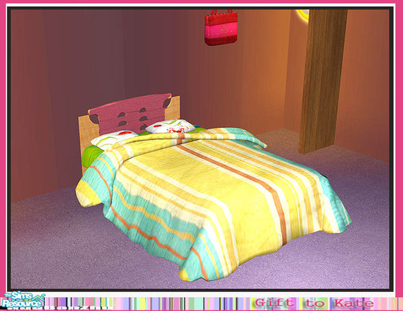 Sims 2 —  Gift to Kate  - bed by huabanzhu — 