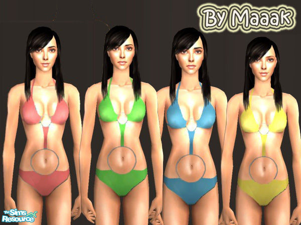 Sims 2 — Ring Bikinis by TSR Archive — My first creations that I have uploaded. This set includes 4 bikinis with two