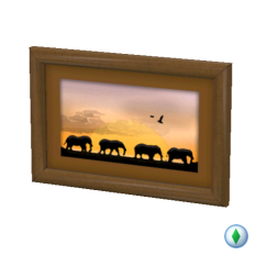 The Sims Resource | African Experience - Elephant Art