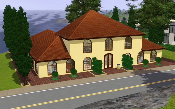 Sims 3 — Romanesque Villa 3br, 4ba by Orlando_12 — Sending you back in the time of ultimate and spoiled luxury of Roman