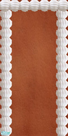 Sims 2 — Gingerbread frosting wall set - Wlgbfrostlftrghttrim by Kaeliana BrightStar — A Gingerbread frosting wall set
