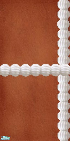 Sims 2 — Gingerbread frosting wall set - Wlgbfrostrghtmid by Kaeliana BrightStar — A Gingerbread frosting wall set for