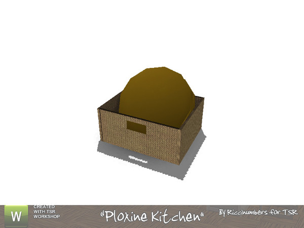 Sims 3 — Ploxine Kitcxhen Box of Dishes by TheNumbersWoman — Kitchen clutter for cheap. By RicciNumbers at TSR.