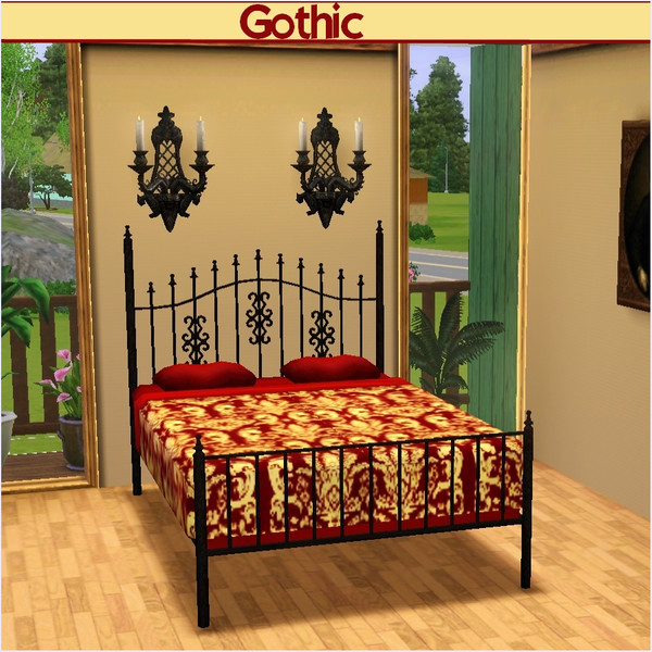 dgandy's Gothic Wrought Iron Bed