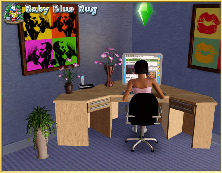 Babybluebug S Bbb Office Max Deluxe Corner Desk