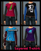 Sims 3 — Cute Graphic T-Shirt // 3 Graphics + Plain Version by breakdancingcat — [[New Mesh]] Shorter sleeves, better fit