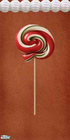 Sims 2 — Gingerbread Red white green lolly pop and frosting wall set - Wlgblollypopredwhtgrnfrosttrim by Kaeliana