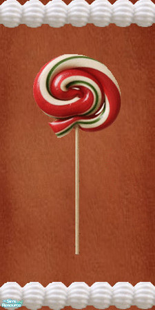Sims 2 — Gingerbread Red white green lolly pop and frosting wall set - Wlgblollypopredwhtgrnfrosttrimbase by Kaeliana