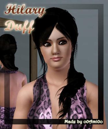 Sims 3 — Hilary Duff by o0AmI0o — Description in game: Hilary Duff is very beautiful and talented. Do you like her? Now