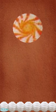 Sims 2 — Gingerbread orange candy wall set - Wlgbcndyorfrostbase by Kaeliana BrightStar — Gingerbread walls with orange