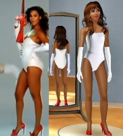 Sims 3 —  by foxysims — My version of Beyonce- video phone. I know it doesn't look just like B. I made it for fun and