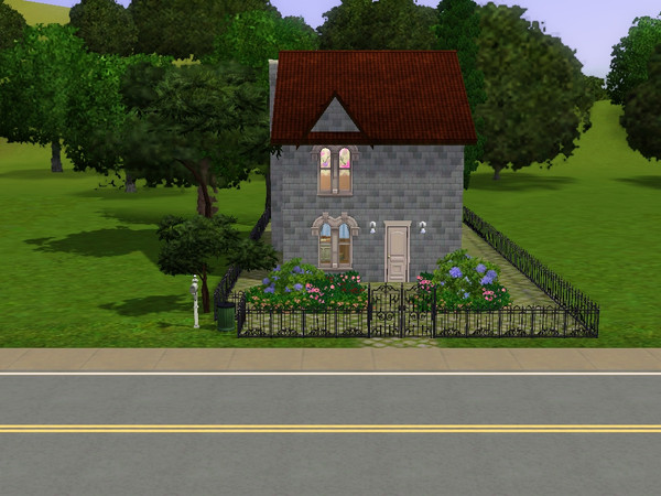 Sims 3 — Georgian House by eddys — This beutyful two store house is perfect for a small family or for a couple. Very cosy