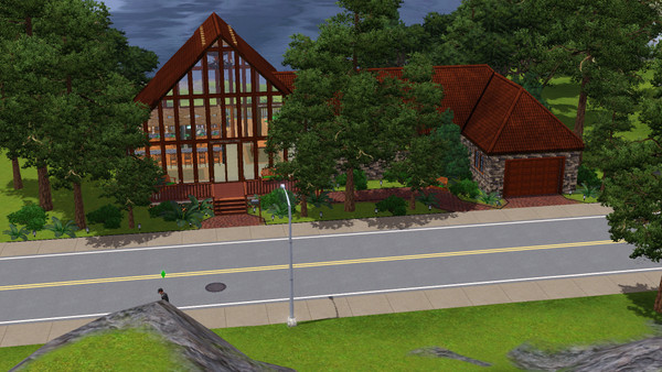 Sims 3 — Mesa Homes, 1 bed, 1 bath with swimming pond! by mesafour — This nice 1 bed, 1 bath home with swimming pond.