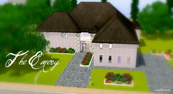 Sims 3 — The Emery by xjxgetbornxtx31 — This gorgeous mansion sits on a 60x60 lot. Its features include an elegant entry