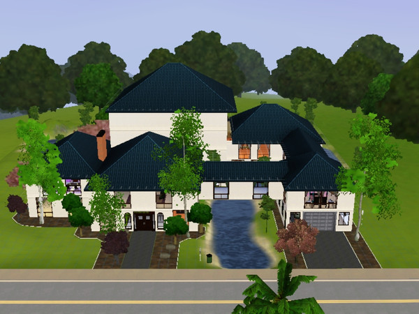 Sims 3 — Midnight Mansion by EdwardCullen♥ — If your sim want to live in the lap of luxury, this is the house for