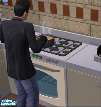 Sims 2 — Senso Kitchen - Senso Stove by Elize-37sims — Part of the Senso Kitchen. Fully animated