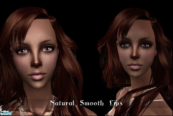 Sims 2 — Natural Smooth Lips by monkey6758 — 