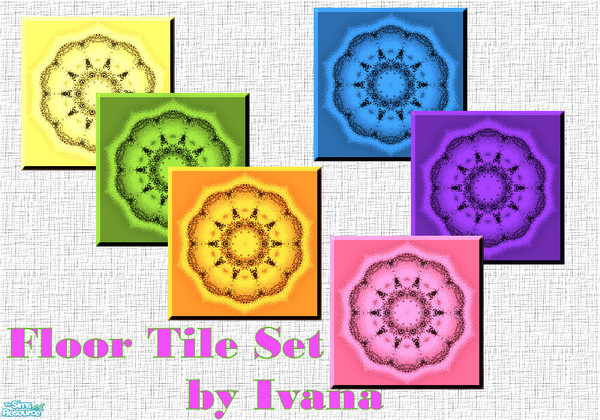 Sims 2 — Floor Tile Set by Ivancica — by Ivana