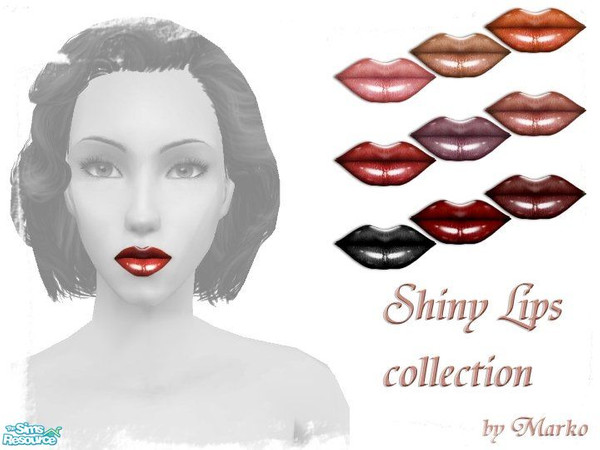 Sims 2 — Shiny Lips by Marko by Marko — 