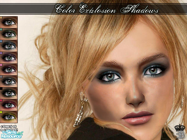 Sims 2 — Color Explosion Shadows by elmazzz — -Comes in 9 luminous shades!