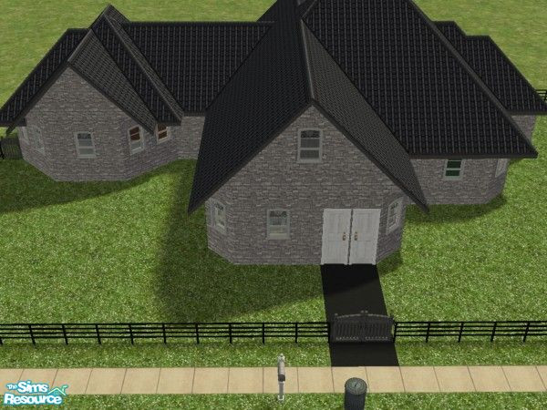 Sims 2 — Stoneclad Starter Home by WelshWitch — Gorgeous little property with huge potential for your family.