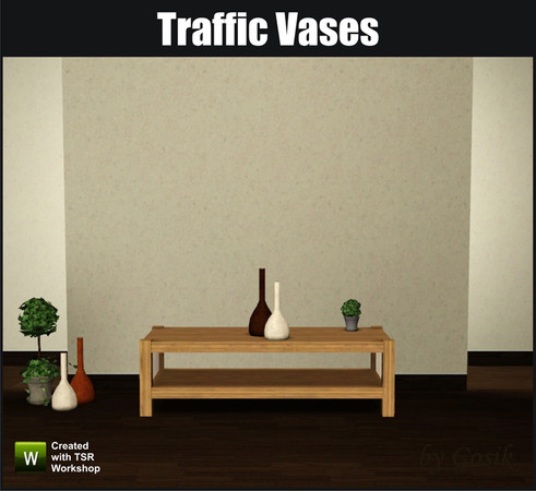 Sims 3 — Traffic Vases by Gosik — Traffic Vases by Gosik at The Sims Resource. 