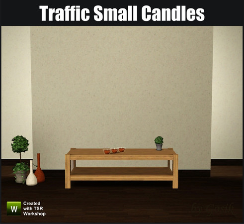 Sims 3 — Traffic Small Candle by Gosik — Traffic Small Candle by Gosik at The Sims Resource. 