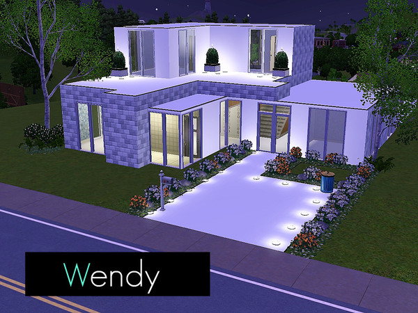 Sims 3 — Wendy by simsdercycle — A modern house for a Couple + with a need for sims with taste and sense. 