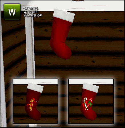 Sims 3 — XMas Market 2009 Hanging Stocking by sim_man123 — XMas Market 2009 Hanging Stocking. sim_man123 from TSR. TSRAA.