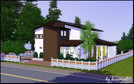 Sims 3 — Modern House unf. by kissme87 — Modern House (unfurnished) 2 bedroom and 3 bathrooms,kitchen,livingroom,study
