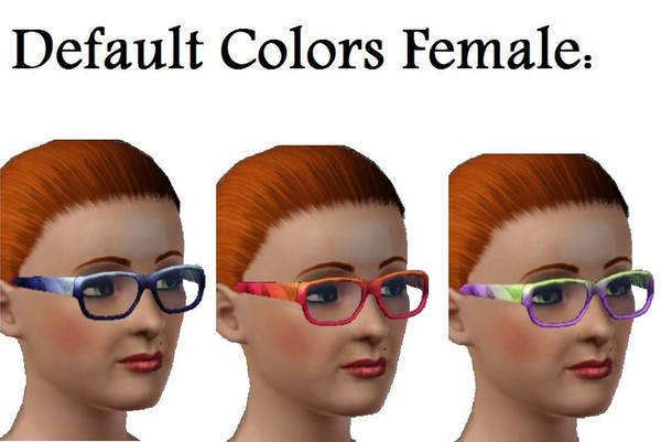Sims 3 — Gradient Glasses Female by TheNinthWave — Gradient Glasses for Teens - Elder.
