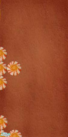 Sims 2 — Gingerbread orange & white candy set2 - Wlgbcndyorwhtlftmidbase by Kaeliana BrightStar — A gingerbread wall