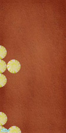Sims 2 — Gingerbread yellow & white candy set 2 - Wlgbcndyyllwwhtlftmidbase by Kaeliana BrightStar — A gingerbread