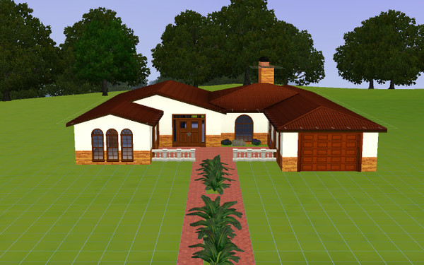 Sims 3 — Casa de La Verde by mikeofoki16 — 4 bedroom home. nice flow&amp; ridiculously spacious.