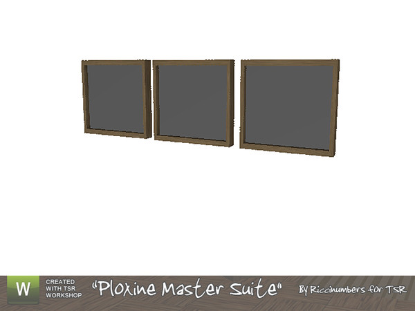Sims 3 — Ploxine Master Suite Mirror by TheNumbersWoman — You know you want a mirror so here it is. By RicciNumbers at