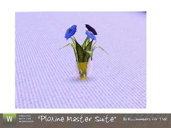 Sims 3 — Ploxine Master Suite Plant by TheNumbersWoman — Every room benefits from a plant. .....I think. By RicciNumbers