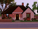 Sims 3 — Two Bedroom Cottage by Kristen408 — Two bedrooms, two bathrooms, kitchen, family room, study, side yard, garage