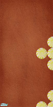 Sims 2 — Gingerbread yellow & white candy set 3 - Wlgbcndyyllwwhtrghtmidbase by Kaeliana BrightStar — Gingerbread